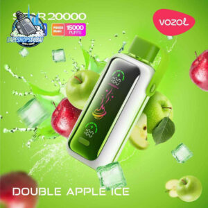 VOZOL Star 20000 Puffs 20MG & 50mg Disposable Vape in Dubai DOUBLE APPLE ICE