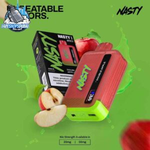 nasty bar 8500 puffs 20 mg and 50 mg disposable vape in uae double apple