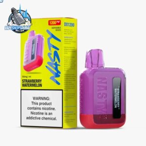 nasty bar dx 1200 puffs disposable device in dubai strawberry watermelon