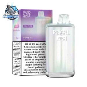 pod salt pearl pro 10000 puffs 20mg disposable vape in uae grape ice