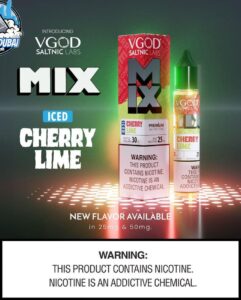 vgod iced mix series salt 30ml 25mg and 50mg in dubai iced cherry lime