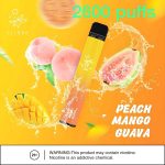 ELFBAR 2600 Puffs 20MG Nicotine Disposable Vape in Dubai Peach mango Guava