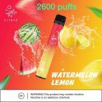 ELFBAR 2600 Puffs 20MG Nicotine Disposable Vape in Dubai Watermelon lemon