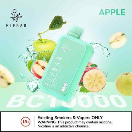 ELFBAR BC10000 Puffs 20mg Nicotine Disposable Vape in Dubai Apple