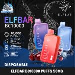 ELFBAR BC10000 Puffs 50mg Nicotine Disposable vape in Dubai