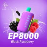 ELFBAR EP8000 Puffs 20MG & 50MG Nicotine Disposable Vape in Dubai Black Raspberry