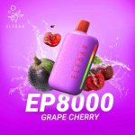 ELFBAR EP8000 Puffs 20MG & 50MG Nicotine Disposable Vape in Dubai Grape Cherry