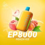 ELFBAR EP8000 Puffs 20MG & 50MG Nicotine Disposable Vape in Dubai Peach Ice
