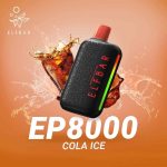 ELFBAR EP8000 Puffs 50mg None Rechargeable Disposable Vape Cola Ice