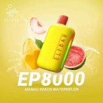 ELFBAR EP8000 Puffs 50mg None Rechargeable Disposable Vape Mango Peach Watermelon