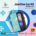 ELFBAR EW Premium 25000 Puffs 50MG Nicotine Ice Adjustable Disposable Vape Blueberry Ice
