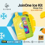 ELFBAR EW Premium 25000 Puffs 50MG Nicotine Ice Adjustable Disposable Vape Mango King