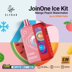 ELFBAR EW Premium 25000 Puffs 50MG Nicotine Ice Adjustable Disposable Vape Mango Peach Watermelon