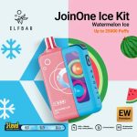 ELFBAR EW Premium 25000 Puffs 50MG Nicotine Ice Adjustable Disposable Vape Watermelon Ice