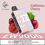 ELFBAR EW9000 Puffs Starter Kit 50MG Nicotine Disposable Vape California Cherry