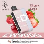ELFBAR EW9000 Puffs Starter Kit 50MG Nicotine Disposable Vape Cherry Straz
