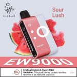 ELFBAR EW9000 Puffs Starter Kit 50MG Nicotine Disposable Vape Sour Lush