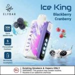 ELFBAR Ice King 30000 Puffs 50mg Nicotine Disposable Vape in Dubai Blackberry Cranberry