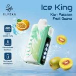 ELFBAR Ice King 30000 Puffs 50mg Nicotine Disposable Vape in Dubai Kiwi Passion Fruit Guava