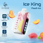 ELFBAR Ice King 30000 Puffs 50mg Nicotine Disposable Vape in Dubai Peach Ice