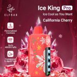 ELFBAR Ice King Pro up to 40000 Puffs 50MG Nicotine Ice Control Disposable Vape California Cherry