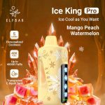 ELFBAR Ice King Pro up to 40000 Puffs 50MG Nicotine Ice Control Disposable Vape Mango Peach Watermelon