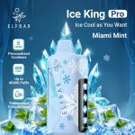 ELFBAR Ice King Pro up to 40000 Puffs 50MG Nicotine Ice Control Disposable Vape Miami Mint