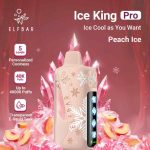 ELFBAR Ice King Pro up to 40000 Puffs 50MG Nicotine Ice Control Disposable Vape Peach Ice