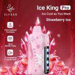 ELFBAR Ice King Pro up to 40000 Puffs 50MG Nicotine Ice Control Disposable Vape Strawberry Ice