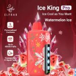 ELFBAR Ice King Pro up to 40000 Puffs 50MG Nicotine Ice Control Disposable Vape Watermelon Ice