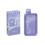 ELFBAR Raya D1 13000 Puffs 50mg Nicotine Disposable Vape Grape Ice