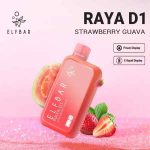 ELFBAR Raya D1 13000 Puffs 50mg Nicotine Disposable Vape Strawberry Guava