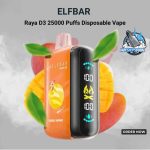 ELFBAR Raya D3 25000 Puffs 50MG Disposable Vape in Dubai Double Mango