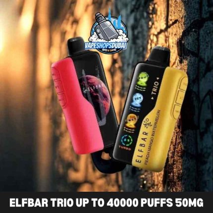 ELFBAR Trio up to 40000 Puffs 50MG Nicotine 4 Mesh Coil Disposable vape