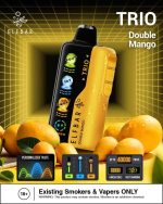 ELFBAR Trio up to 40000 Puffs 50MG Nicotine 4 Mesh Coil Disposable vape Double Mango