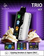 ELFBAR Trio up to 40000 Puffs 50MG Nicotine 4 Mesh Coil Disposable vape VCT