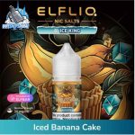 Elfliq Saltnic E-liquid 30MG By Elfbar in Dubai Iced Banana Cake