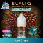 Elfliq Saltnic E-liquid 30MG By Elfbar in Dubai Iced Grape