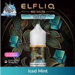 Elfliq Saltnic E-liquid 30MG By Elfbar in Dubai Iced Mint