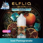 Elfliq Saltnic E-liquid 30MG By Elfbar in Dubai Iced Pomegranate