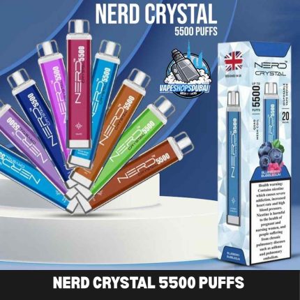 NERD Crystal 5500 Puffs Disposable Vape in Dubai