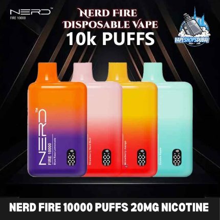 NERD Fire 10000 Puffs 20MG Nicotine Disposable Vape in Dubai