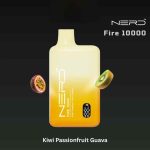 NERD Fire 10000 Puffs 20MG Nicotine Disposable Vape in Dubai Kiwi Passionfruit Guava
