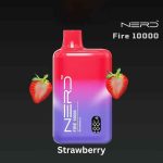 NERD Fire 10000 Puffs 20MG Nicotine Disposable Vape in Dubai Strawberry