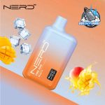 NERD Fire 8000 Puffs 20MG Nicotine Disposable Vape in Dubai Mango Ice