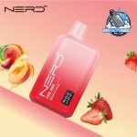 NERD Fire 8000 Puffs 20MG Nicotine Disposable Vape in Dubai Strawberry Mango