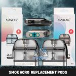 SMOK Acro Pods 0.8Ω MESH & 0.6Ω DC MTL Replacement Pods in Dubai