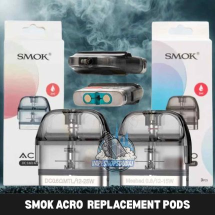 SMOK Acro Pods 0.8Ω MESH & 0.6Ω DC MTL Replacement Pods in Dubai