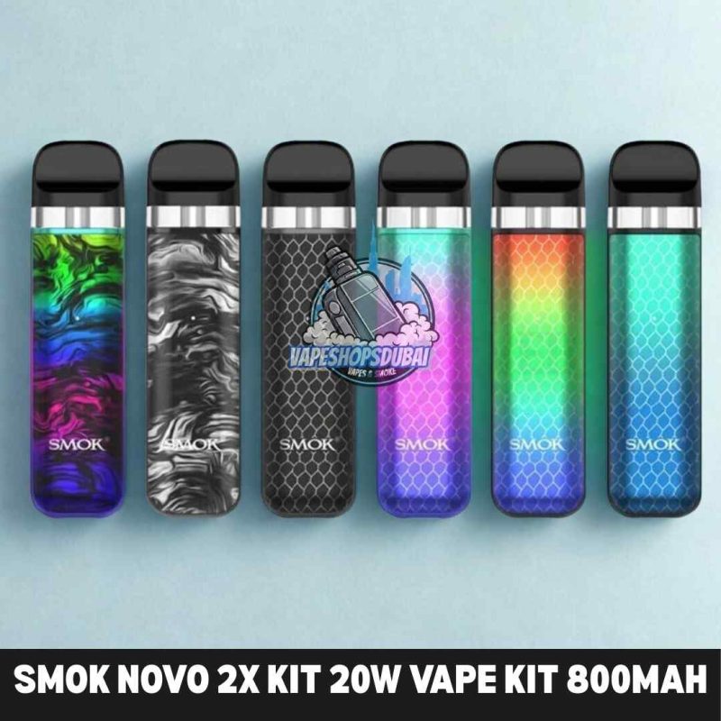 SMOK Novo 2X Kit 20W Vape Kit 800mAh Pod System 2ml Starter Kit in Dubai