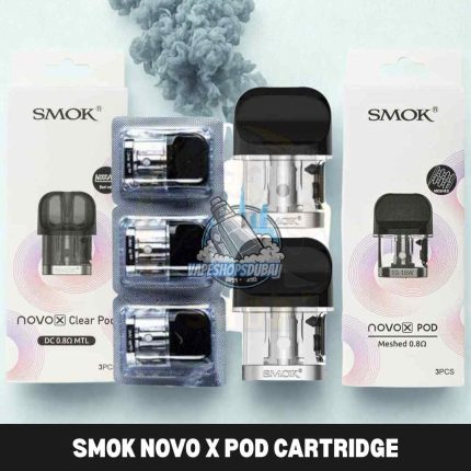SMOK Novo X Pods DC MTL & Meshed Pod Cartridge 2ml Replacement Pods in Dubai